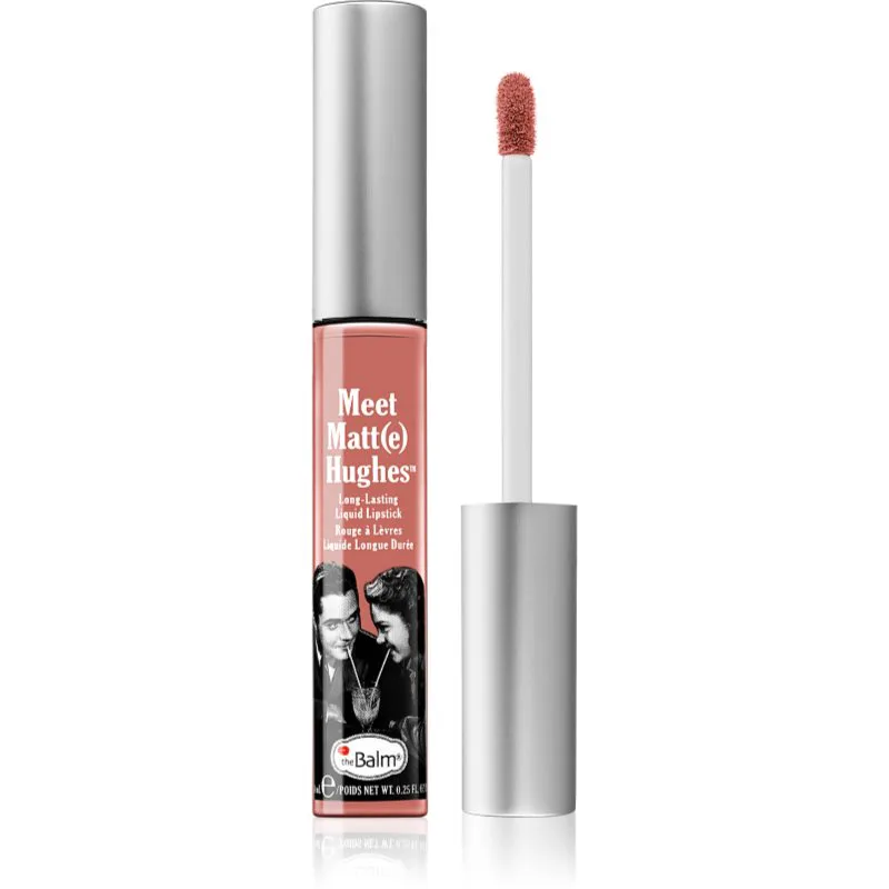 theBalm Meet Matt(e) Hughes Long Lasting Liquid Lipstick μακράς διαρκείας ρευστό κραγιόν απόχρωση Patient 7.4 ml