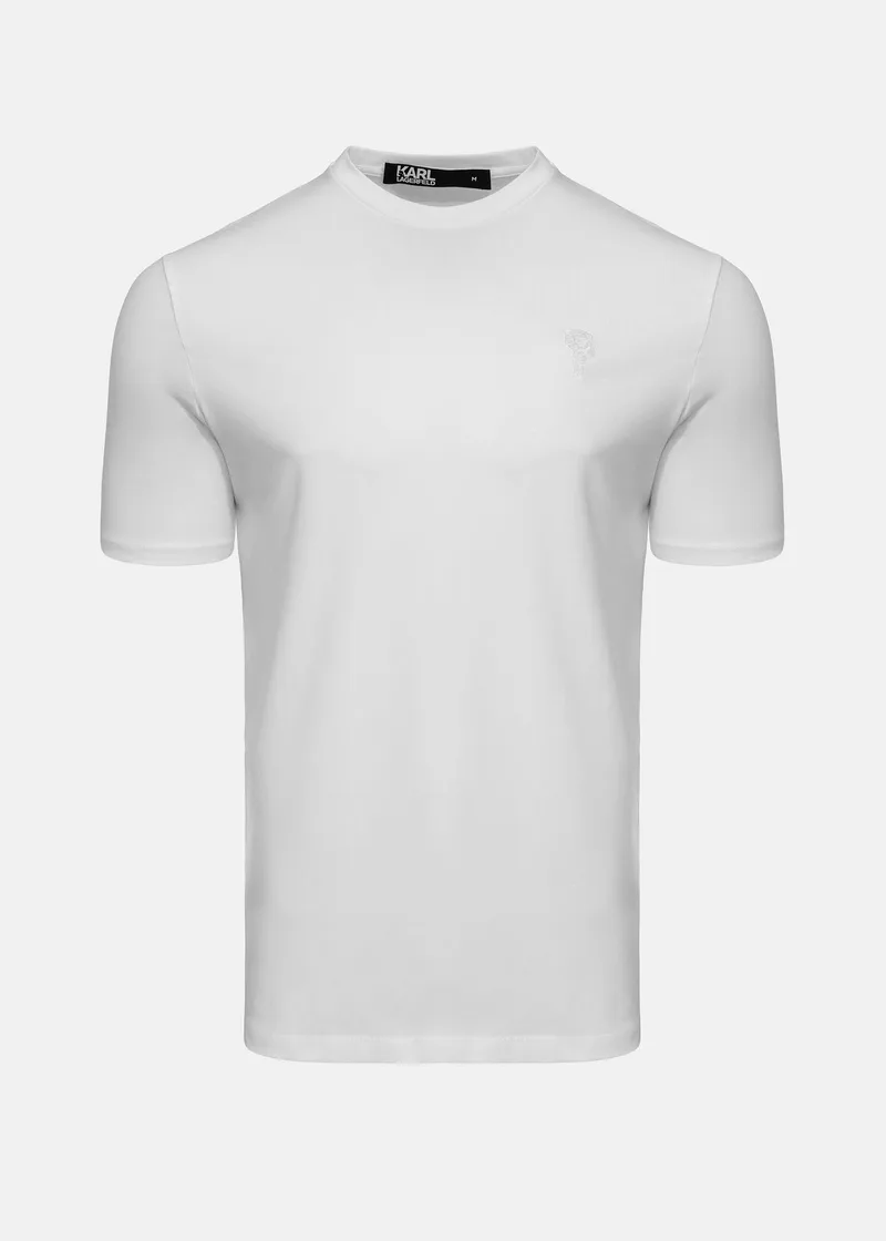 Karl Lagerfeld T Shirt της σειράς Crewneck - 755055 532221 10 White