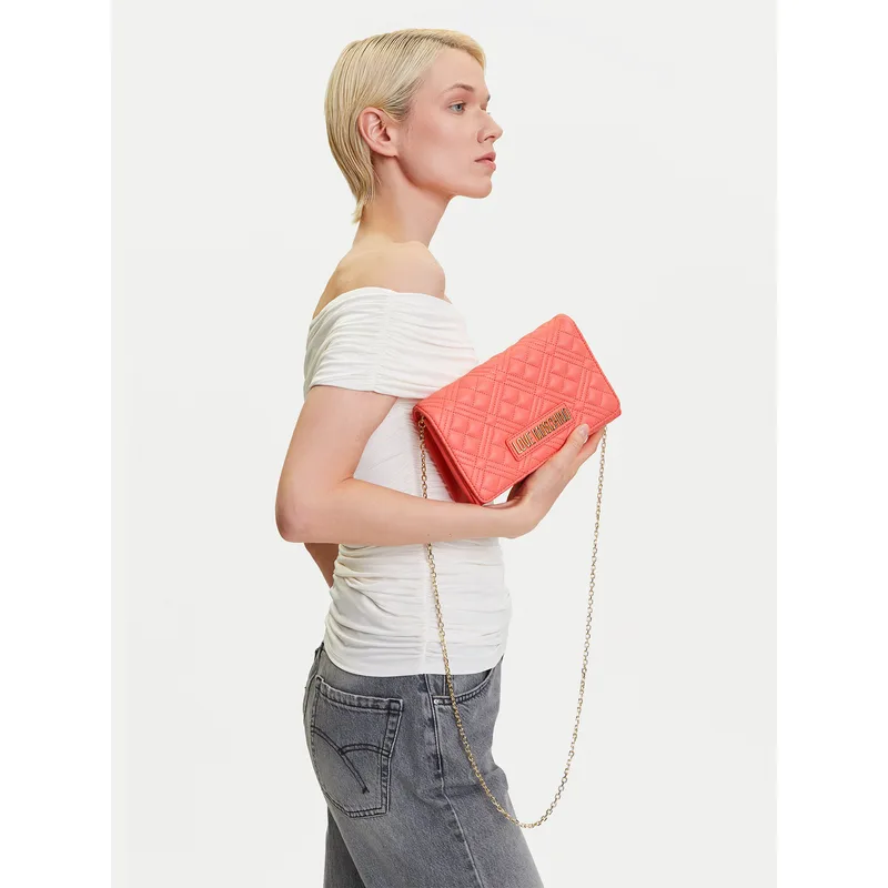 Τσάντα LOVE MOSCHINO JC4079PP1MLA0464 Κοραλλί