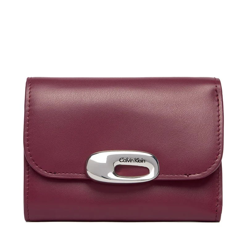 Πορτοφόλι Calvin Klein Hardware Trifold With Zip Pocket LV04F1116G Ροζ