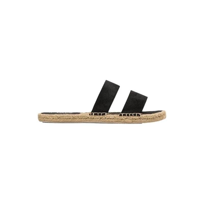Σανδάλια χωρίς τακούνι Paez Sandal Straps W - Vegan Suede Black