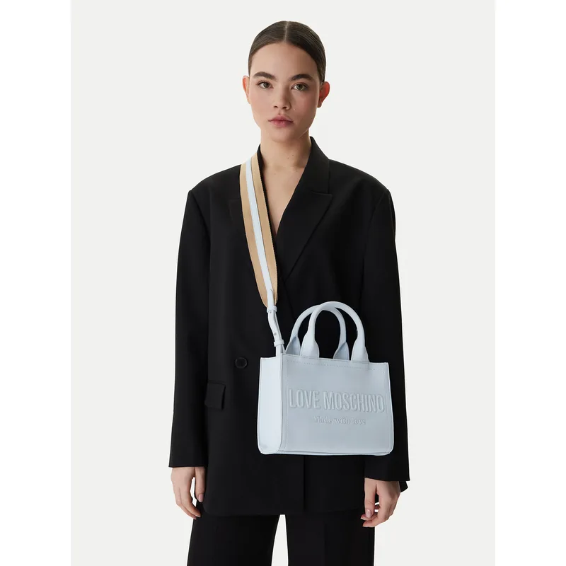 Τσάντα LOVE MOSCHINO JC4044PP1OLE0701 Γαλάζιο