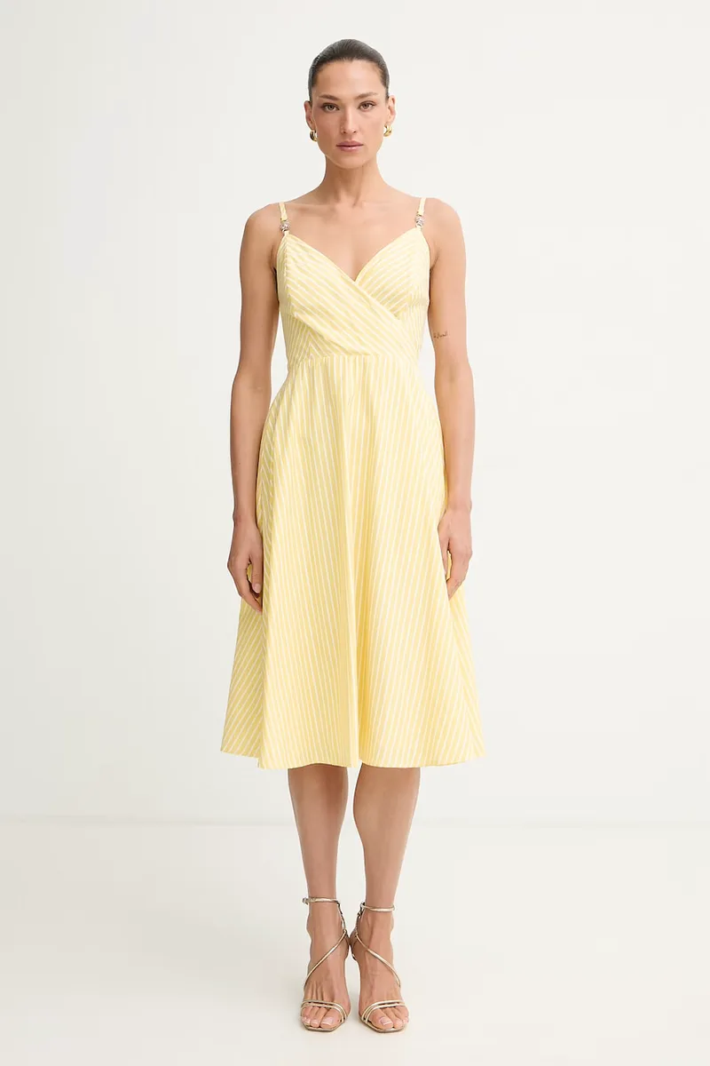 Morgan φόρεμα με βαμβάκι RAYEE