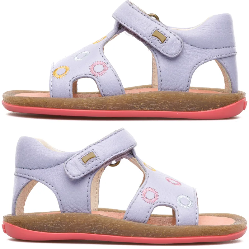 CAMPER Twins - Πέδιλα Για - Μοβ, Μέγεθος 24, Smooth leather