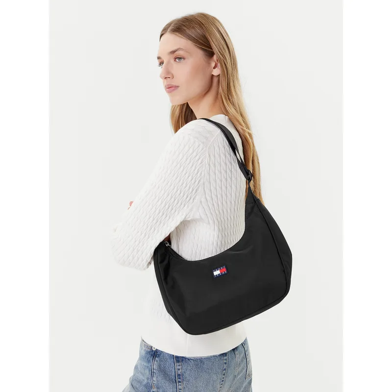 Τσάντα Tommy Jeans Urban X-Body AW0AW17547 Μαύρο