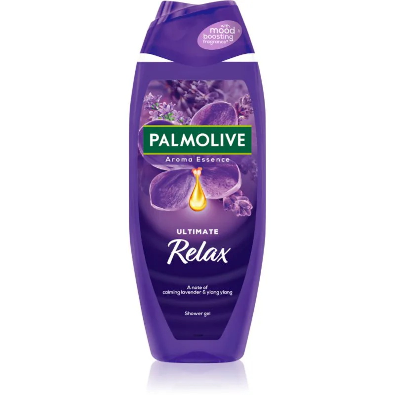 Palmolive Aroma Essence Ultimate Relax φυσικό τζελ για ντους με λεβάντα 500 μλ
