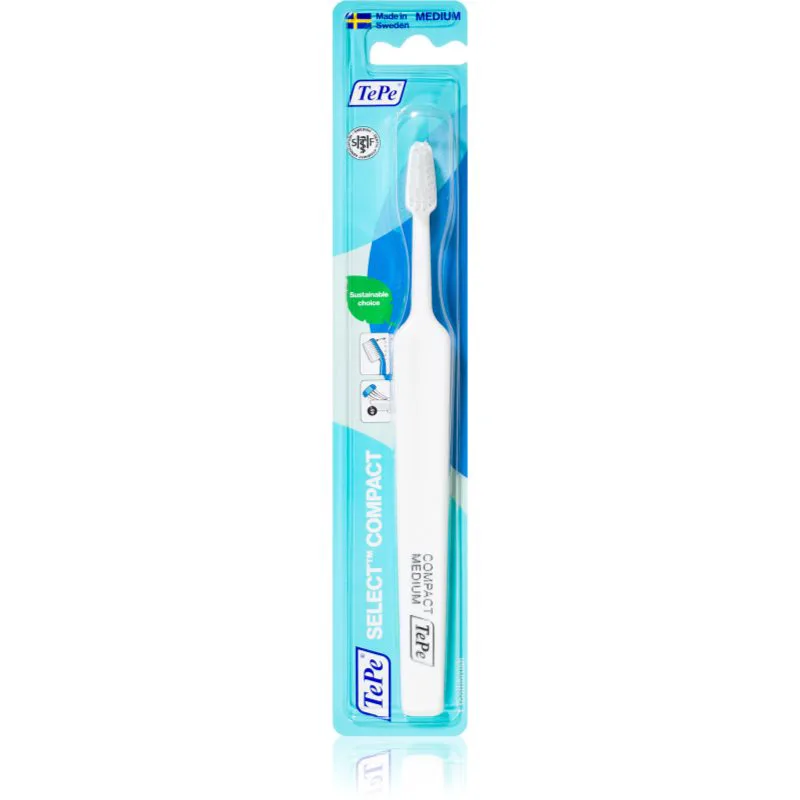 TePe Select Compact Medium οδοντόβουρτσα μείξη χρώματων 1 τμχ