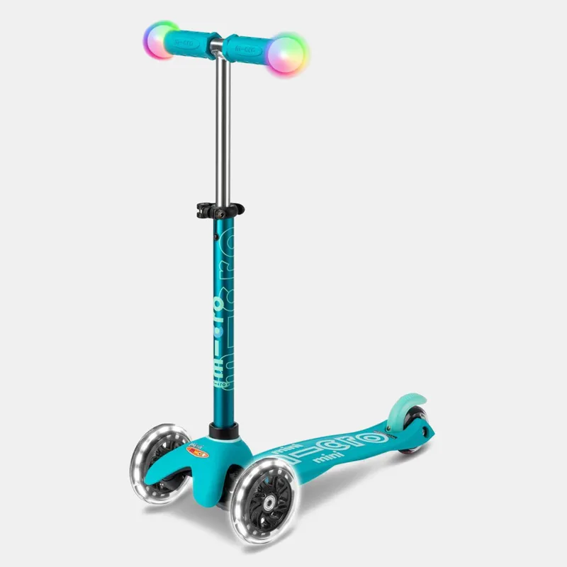 Micro Mini Deluxe Magic Led Aqua Παιδικό Πατίνι (9000162007_3202)