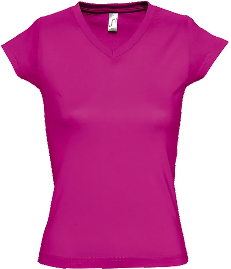 Γυναικείο T-shirt Moon SOLS 11388 Fuchsia
