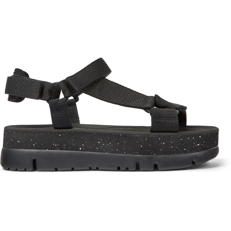 CAMPER Oruga Up - Πέδιλα Για Γυναικεία - Μαύρο, Μέγεθος 42, Cotton fabric