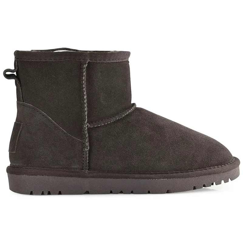Καφέ χαμηλό δερμάτινο Australian Boot Kelara K21211