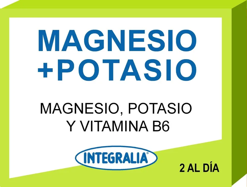 Magnesium Potassium Vitamin B6 Integral 60 Capsules