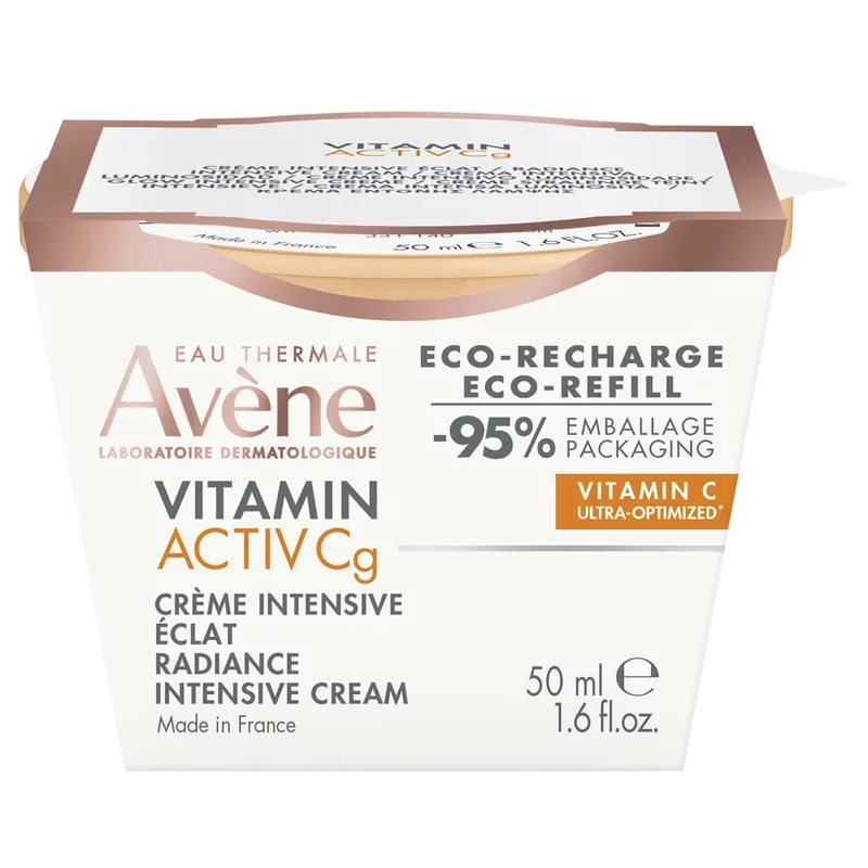 Avene Vitamin Activ Cg Intensive Radiance Cream Refill Αντιρυτιδικής Κρέμας Έντονης Λάμψης με Βιταμίνη C Ανταλλακτικό 50ml