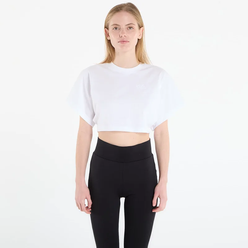 T-shirt Under Armour Cropped Script SS Tee White S