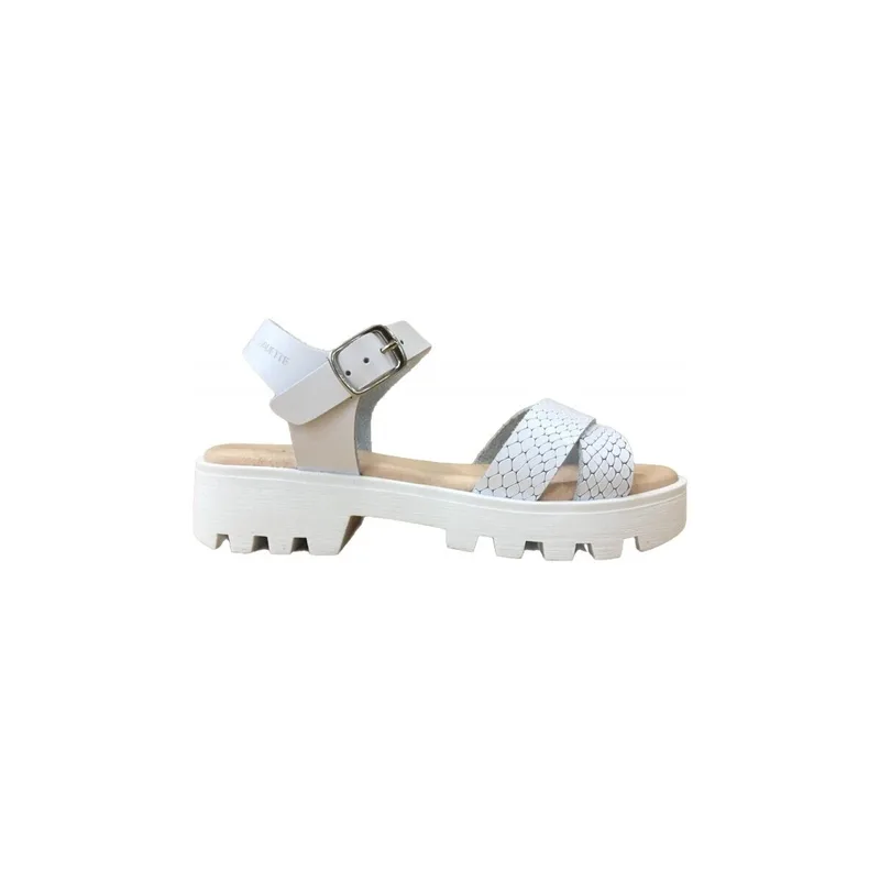 Σανδάλια με πλατφόρμα Coqueflex 15001 Blanco