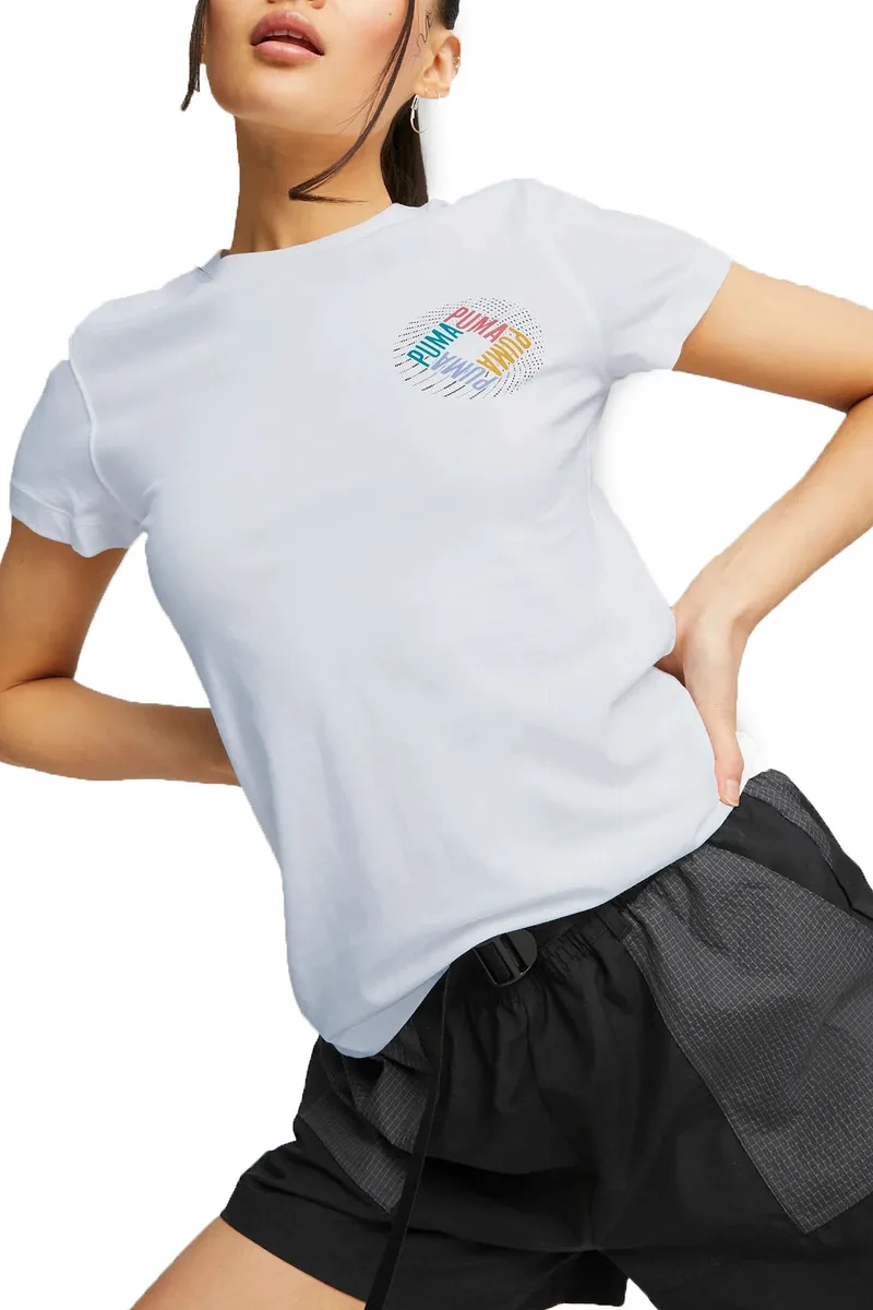 Μπλούζα Κοντομάνικη Puma SWxP Graphic Tee 535735-02 Γυναικείο