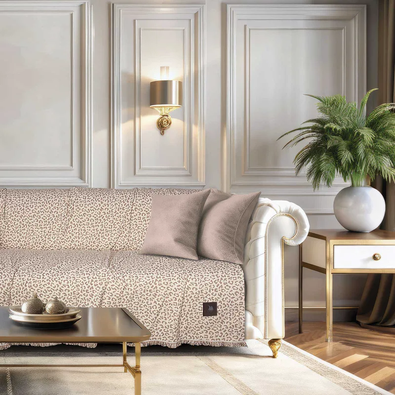 Ριχτάρι Chenille Τριθέσιος 180x300εκ. Essential 3982 Μπεζ Greenwich Polo Club (Χρώμα: Μπεζ, Ύφασμα: 70% Ακρυλικό Σενίλ-20% Βαμβάκι-10% Polyester) - Greenwich Polo Club - 206183003982
