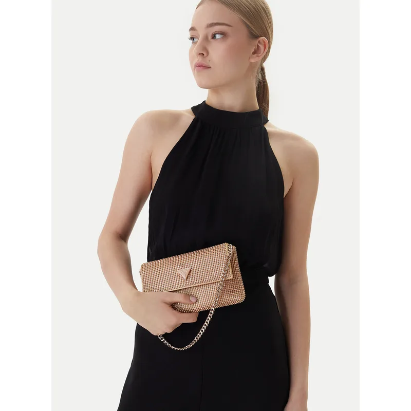 Τσάντα Guess Zalina HWRP93 50700 Χρυσό