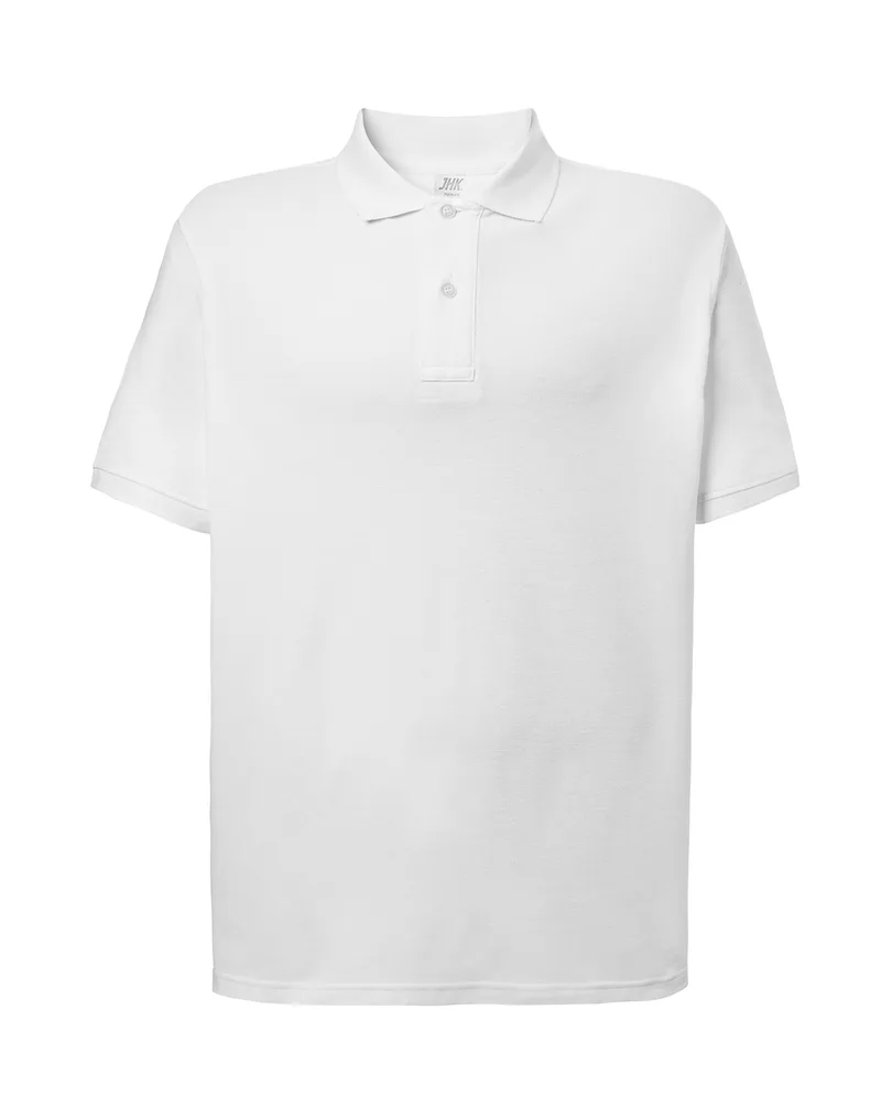 JHK PORA-210 Ανδρικό Polo Πικέ Κοντομάνικο Λευκό Λευκό