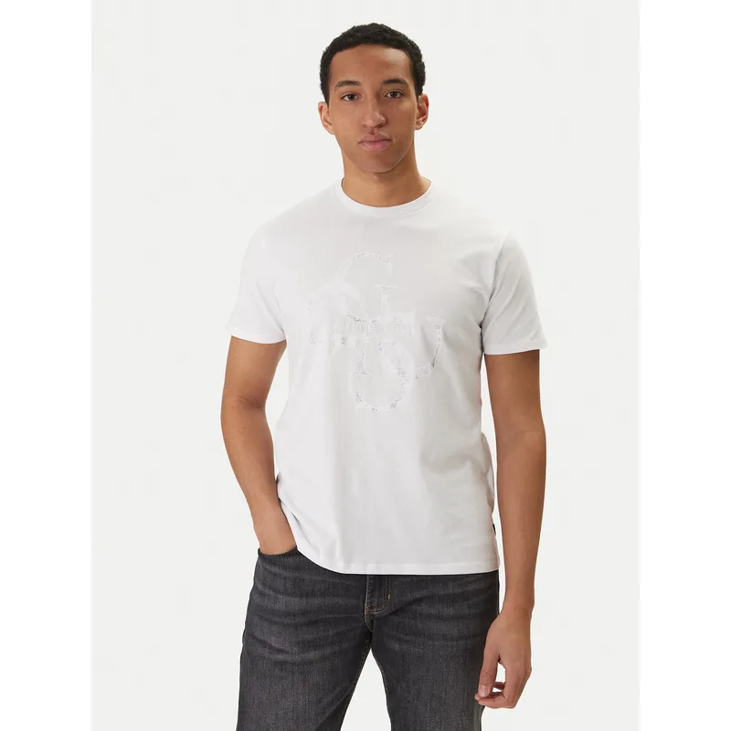 Guess T-Shirt M6RI03 I3Z14 Λευκό Regular Fit