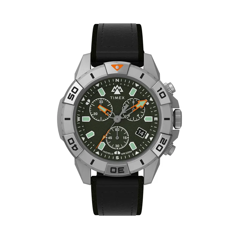 Ρολόι Timex Expedition Ridge Chronograph TW2W16100 Μαύρο