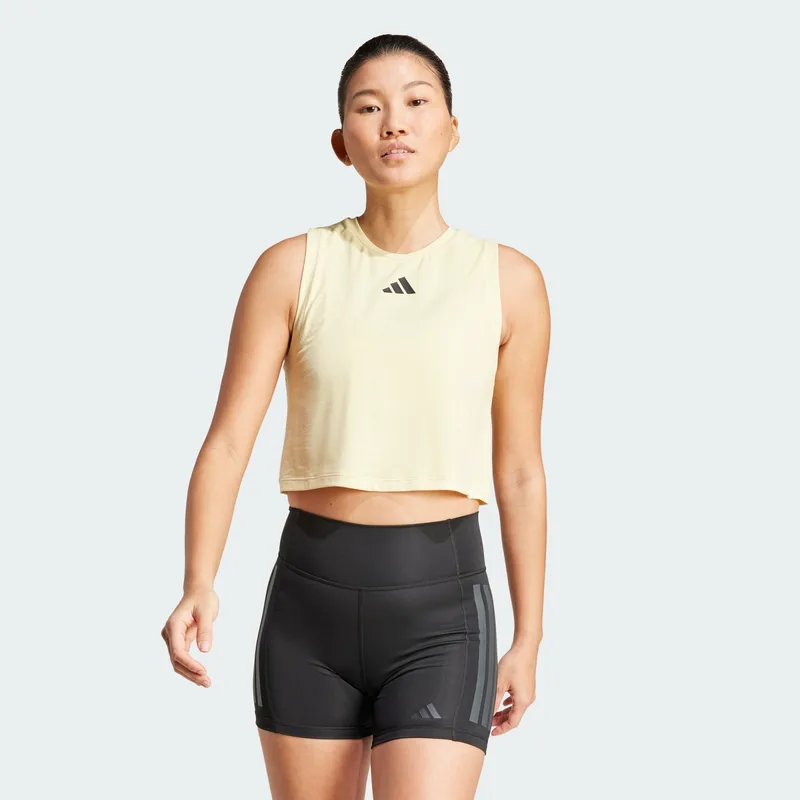 adidas Boxy 3-Stripes Γυναικείο Cropped Αμάνικο T-Shirt (9000213795_83528)
