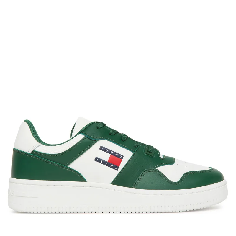 Αθλητικά Tommy Jeans (New) Tjm Retro Basket Ess EM0EM01395 Λευκό