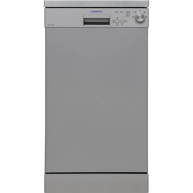 Crown DWC 4508ASL Ελεύθερο Πλυντήριο Πιάτων για 10 Σερβίτσια Π45xY85εκ, Ε, Inox DWC 4508ASL