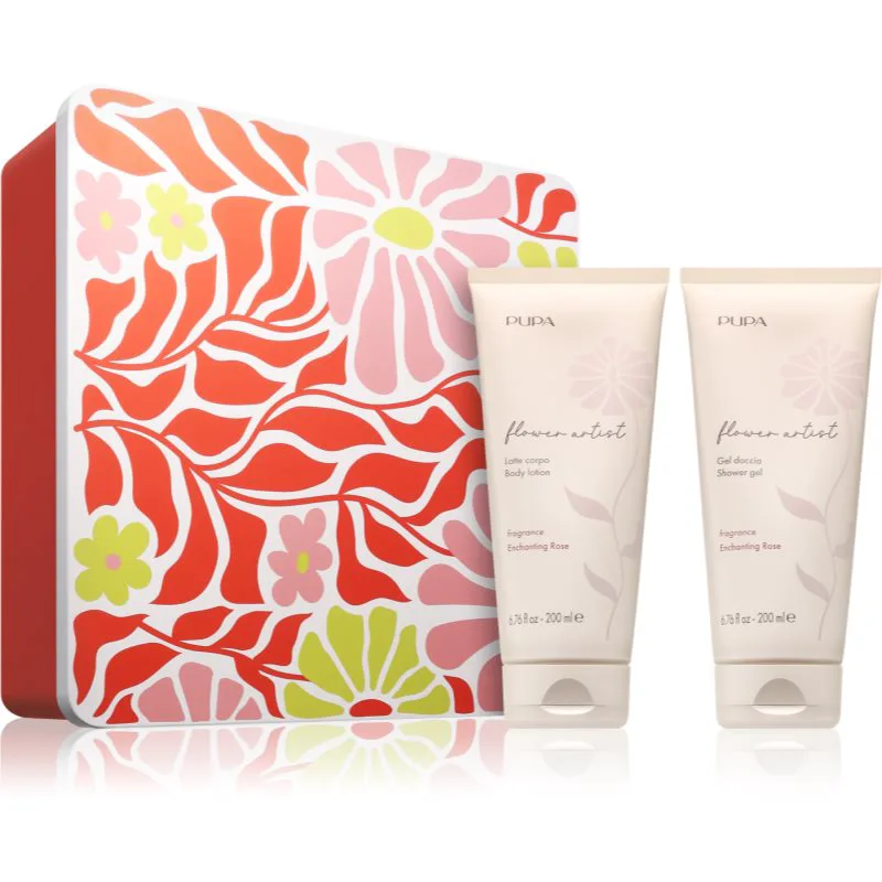 PUPA Milano Flower Artist Kit σετ δώρου για το σώμα με άρωμα Enchanting Rose