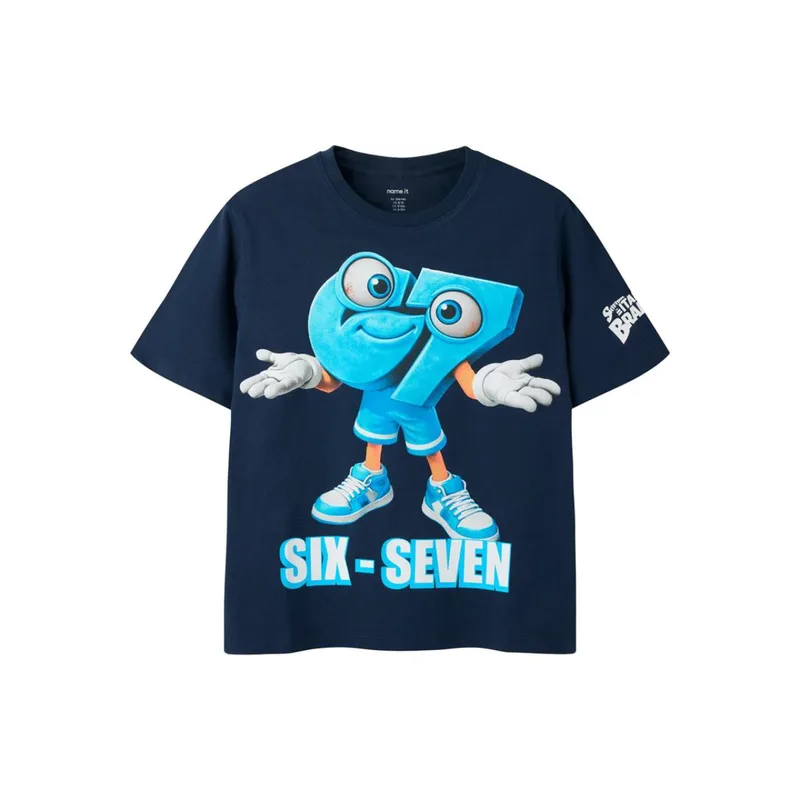 Μπλούζα μακό αγόρι name it Six Seven Μπλε