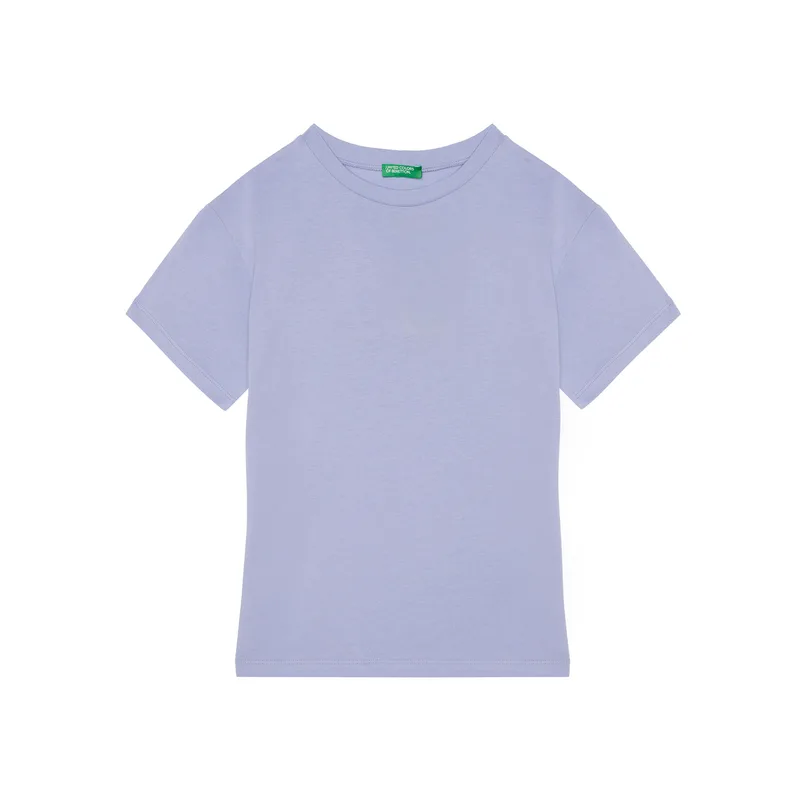 United Colors Of Benetton T-Shirt 3I1XC10P7 Μωβ Regular Fit