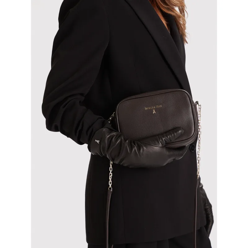 Τσάντα Patrizia Pepe Borsa CB0071/L001-B856 Καφέ