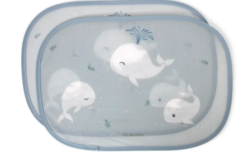 Filibabba – Sun Shades for the Car 2pcs – Christian’s Whale Tale