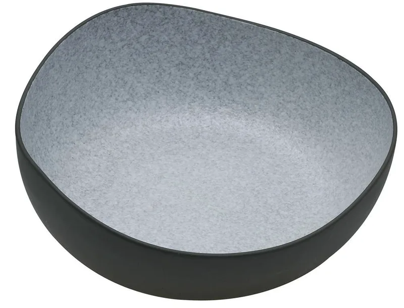 ΣΑΛΑΤΙΕΡΑ HOME FASHION ACCESSORIES GRANITE ΠΟΡΣΕΛΑΝΗ ΓΚΡΙ 24,2X22X8,5CM