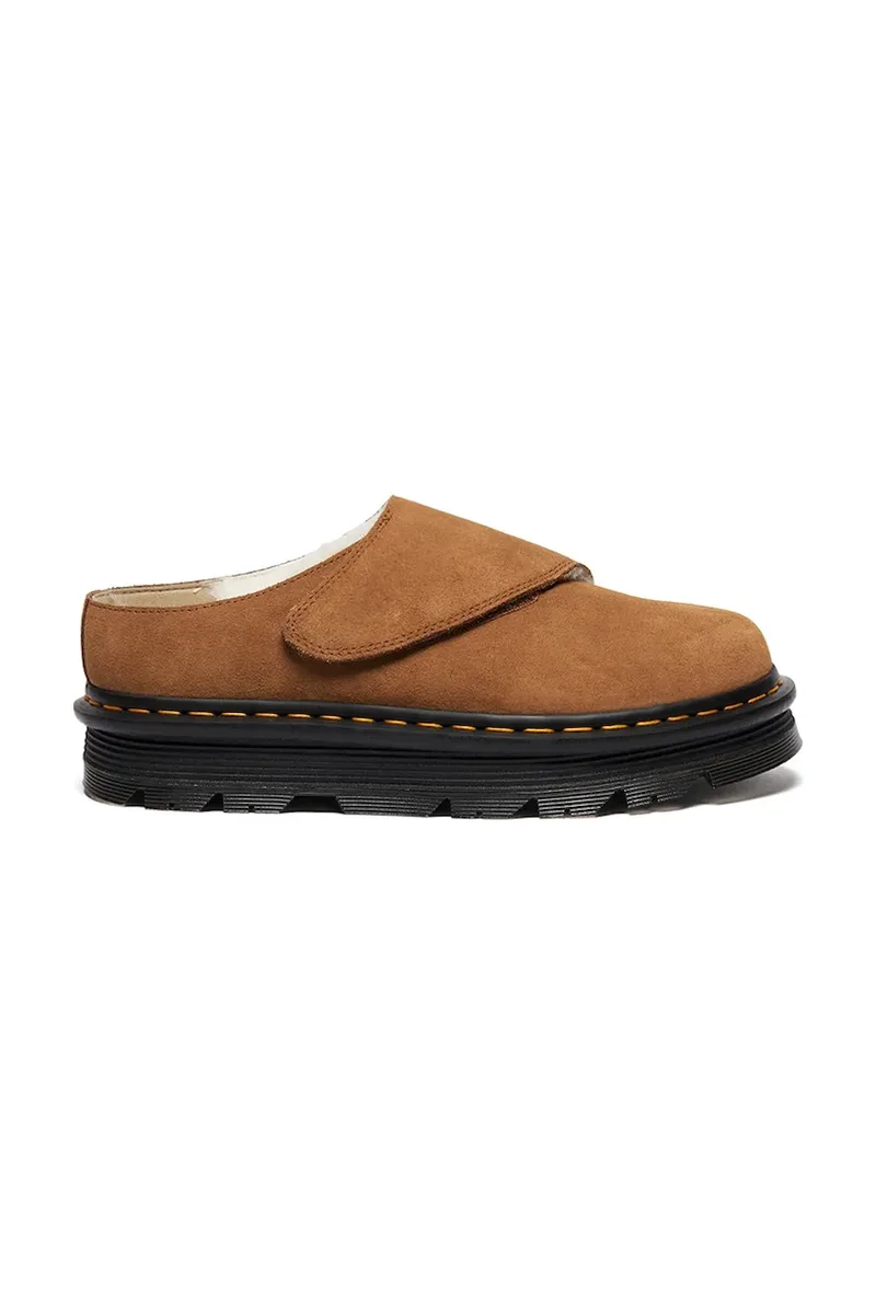 Δερμάτινες παντόφλες Dr. Martens ZebZag AnyWair Warm Lined Mule