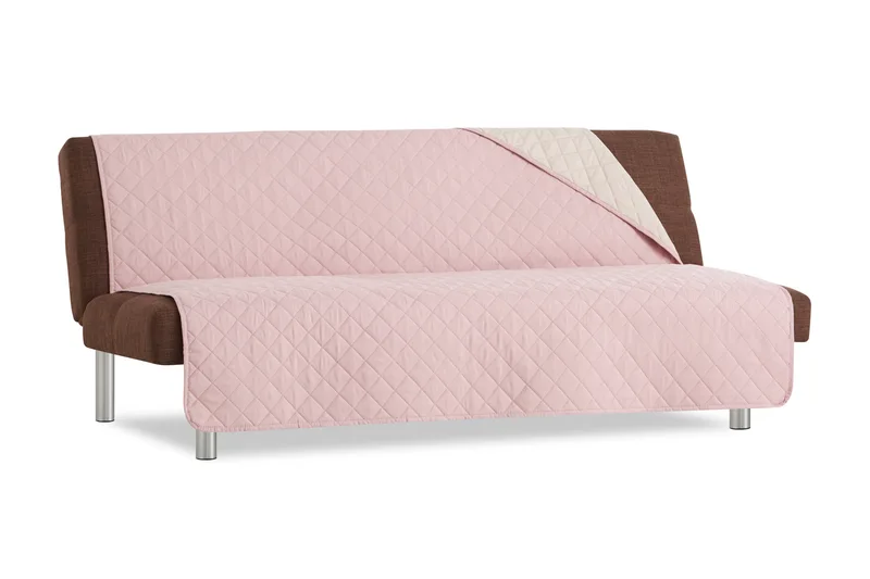 Σταθερά Καλύμματα Καναπέ Click Clack Διπλής Όψης Universal Quilt - C/22 Ροζ - 80x200 (80x200) -10+ Χρώματα Διαθέσιμα-Καλύμματα Σαλονιού