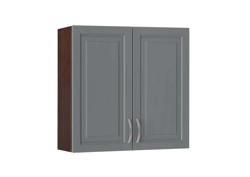 Ντουλάπι κουζίνας κρεμαστό 80εκ., No 80 MDF, 80x30x72 εκ., Genomax - Κρεμ, Λευκό