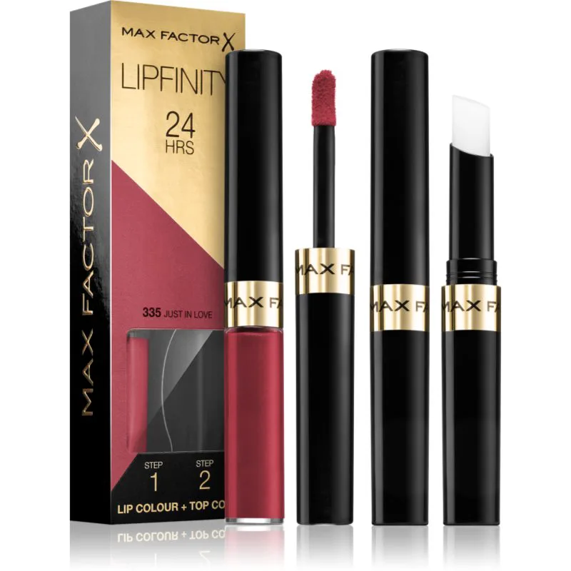 Max Factor Lipfinity Lip Colour μακράς διαρκείας κραγιόν με βάλσαμο απόχρωση 335 Just In Love 4,2 γρ
