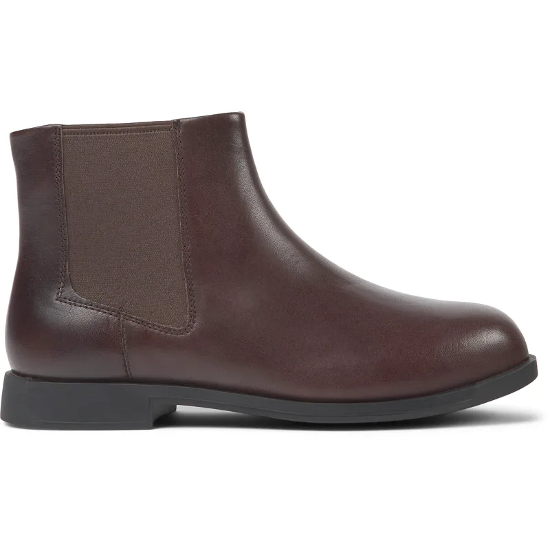 CAMPER Bowie - Μποτάκια Για Γυναικεία - Καφέ, Μέγεθος 35, Smooth leather