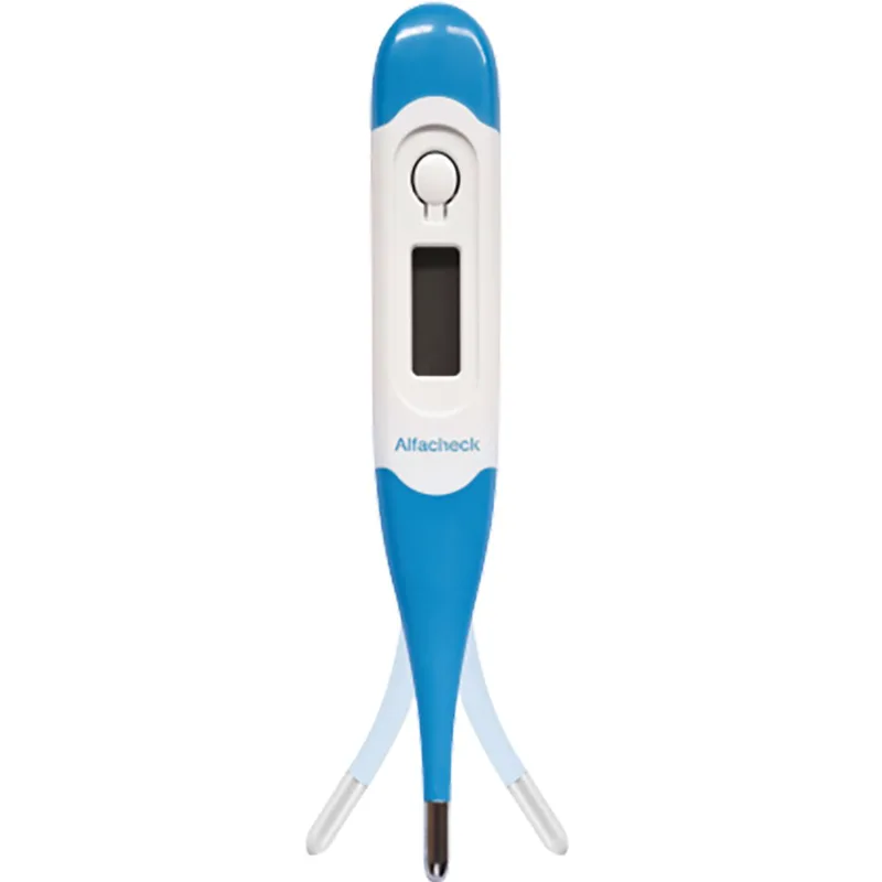 Alfacheck Flexy Digital Thermometer Ψηφιακό Θερμόμετρο Υψηλής Ακρίβειας 20 Δευτερολέπτων με Εύκαμπτο Ρύγχος & Ήχο Ειδοποίησης 1 Τεμάχιο