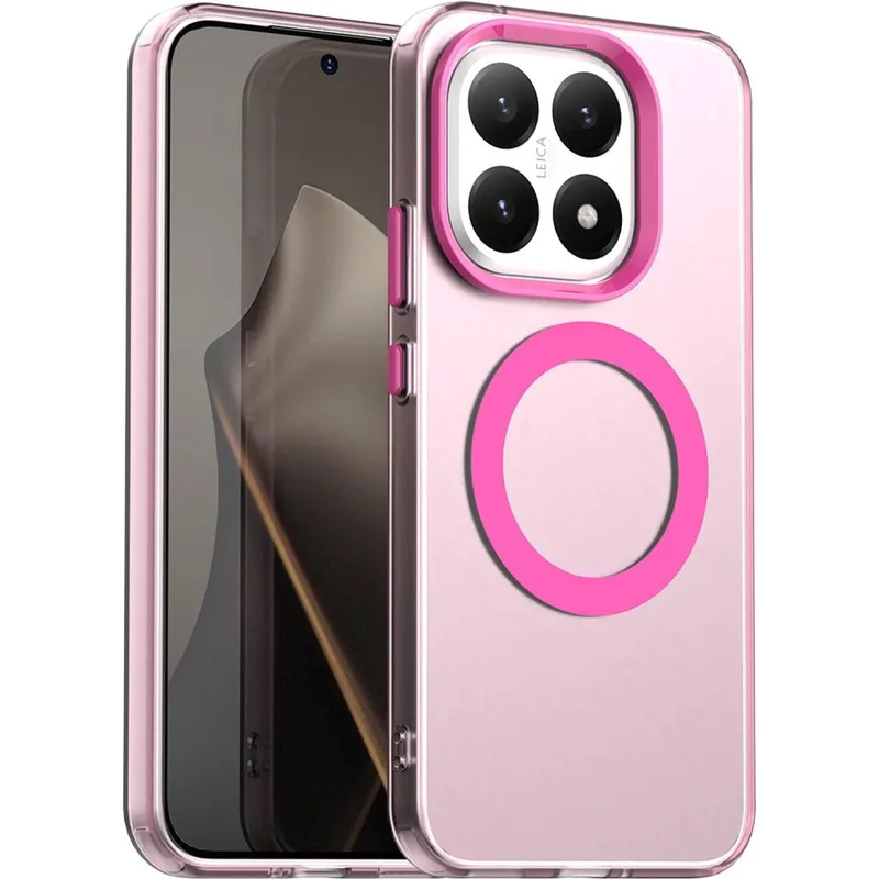Θήκη Xiaomi 15T Techsuit CandyCase Σκληρή Ημιδιάφανη με MagSafe - Ροζ (5949419344778)