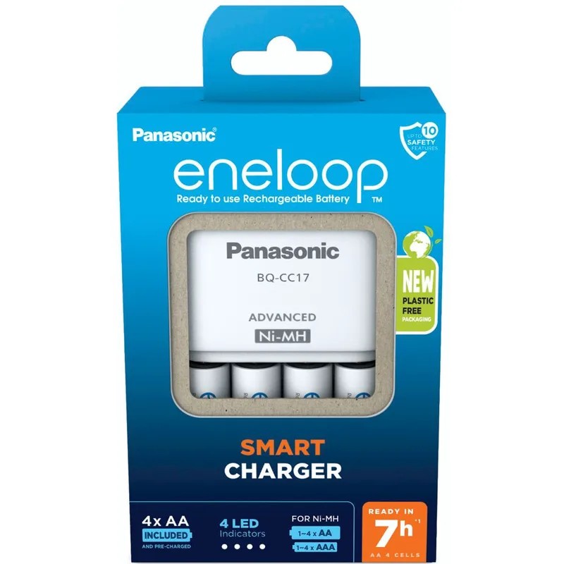 Panasonic Eneloop Smart Charger BQ-CC17 με 4xAA