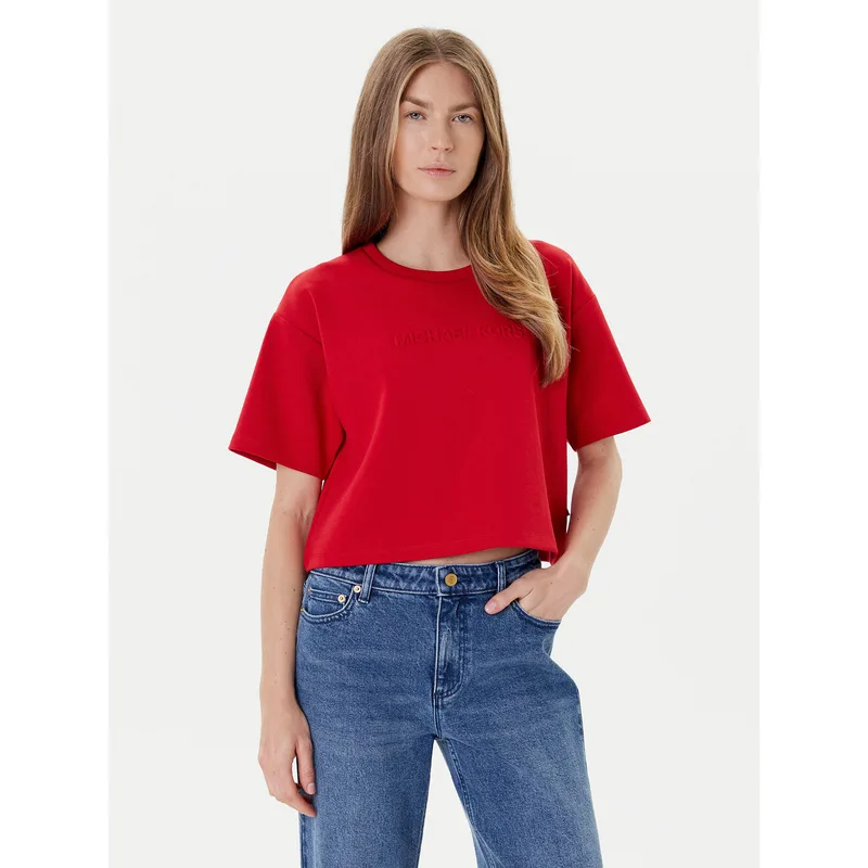 MICHAEL Michael Kors T-Shirt MT551T65MF Κόκκινο Relaxed Fit