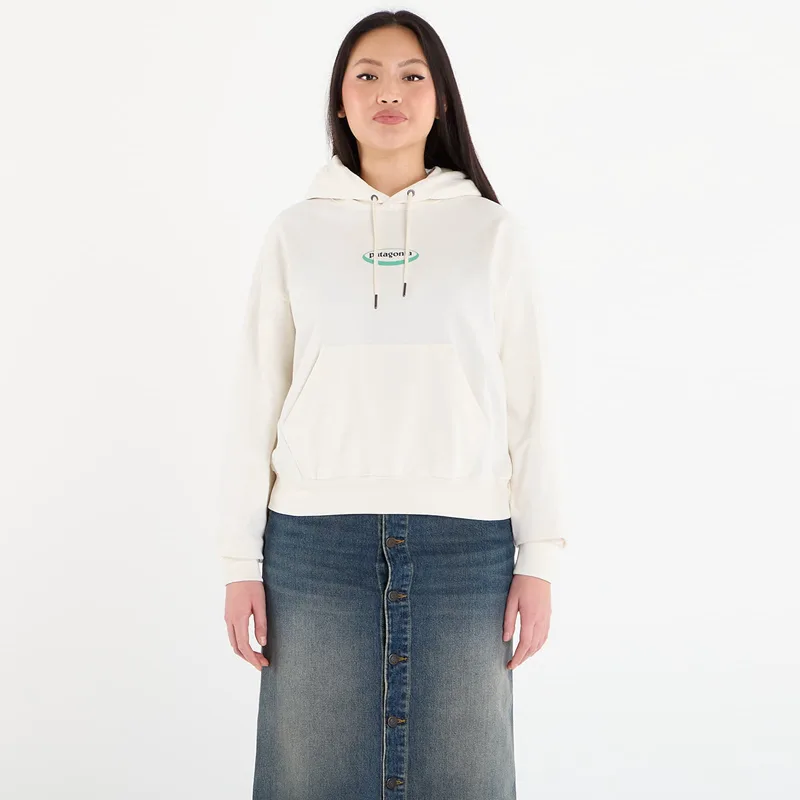 Φούτερ Patagonia W's '95 Oval Logo Daily Hoody Wool White M