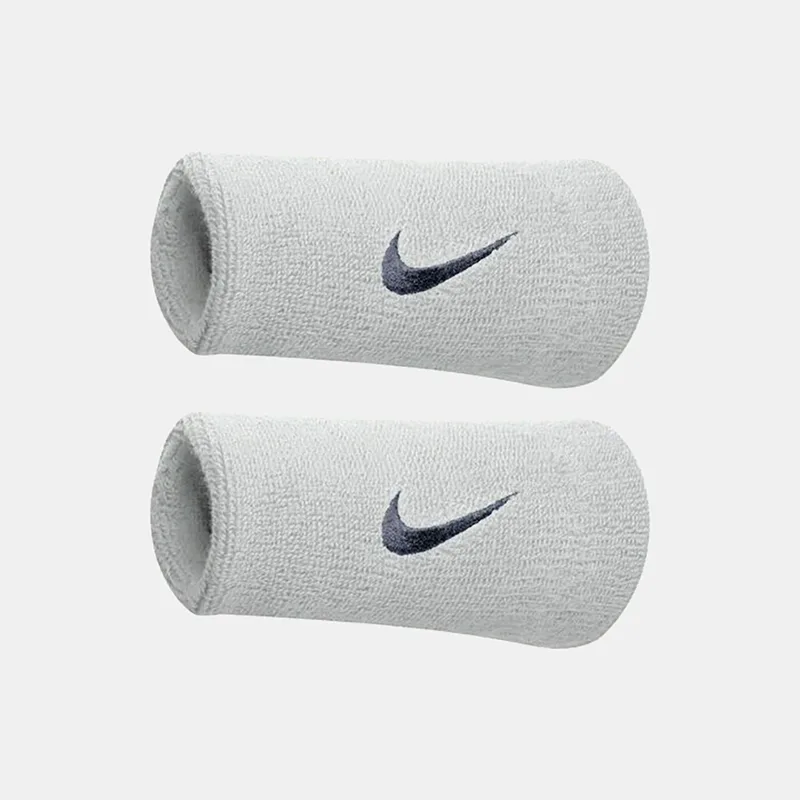 NIKE SWOOSH DOUBLEWIDE WRISTBANDS ΑΣΠΡΟ