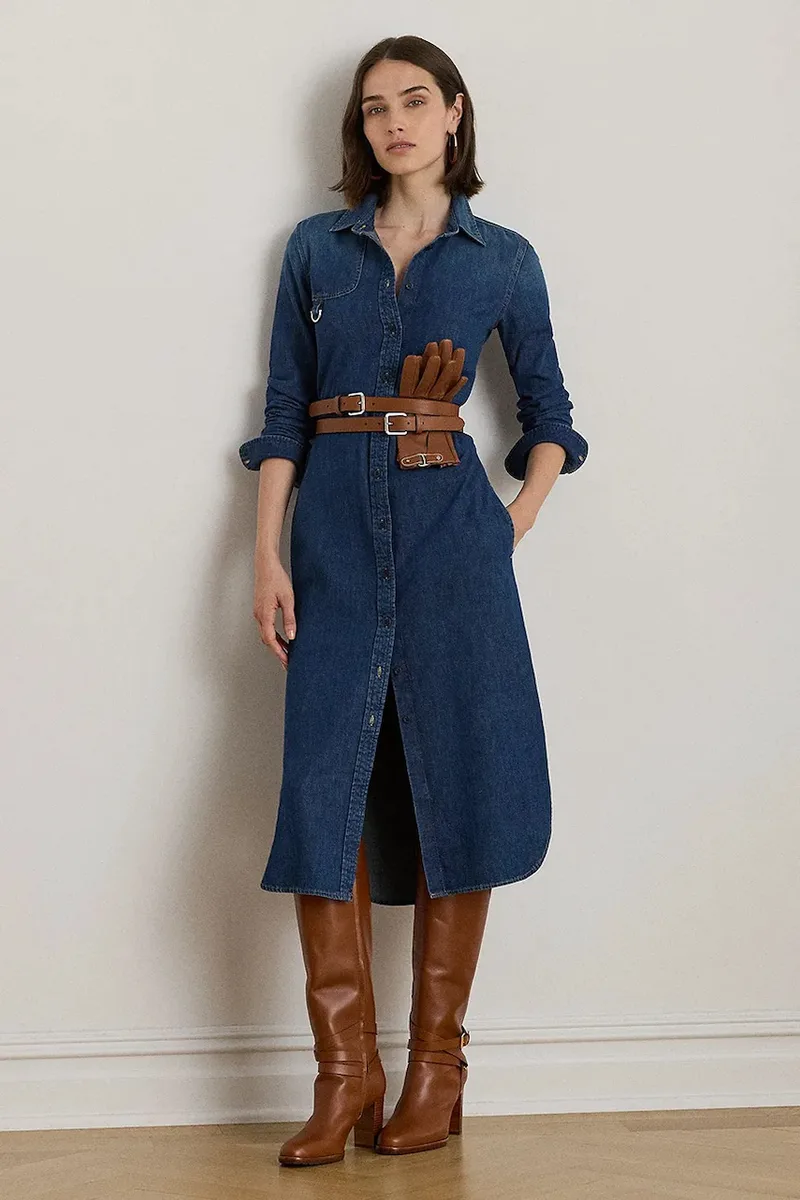 Φόρεμα τζιν Lauren Ralph Lauren