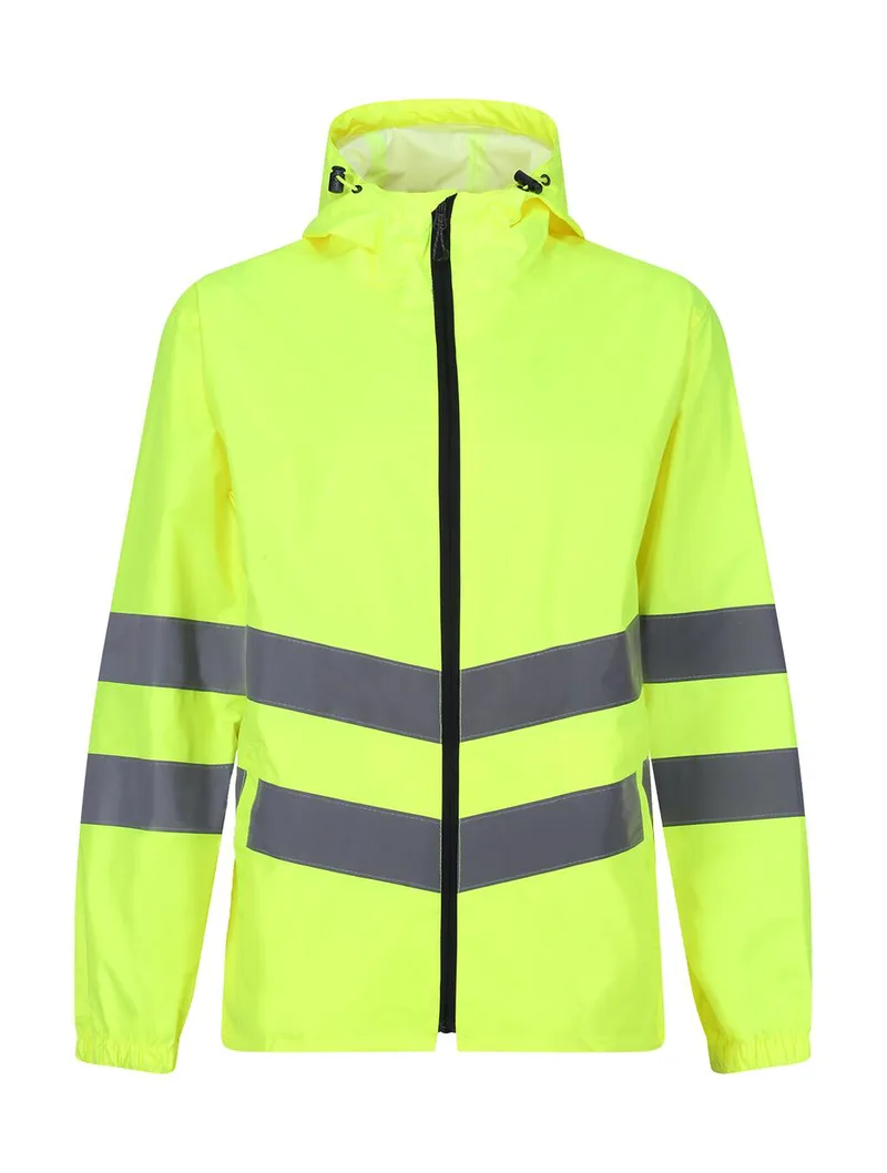 Hi-Vis Pro Packaway Jacket Regatta High Visibility TRW497 Yellow