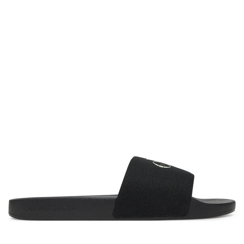 Παντόφλες Calvin Klein Jeans Slide Monologo Cv YM0YM01367 Μαύρο
