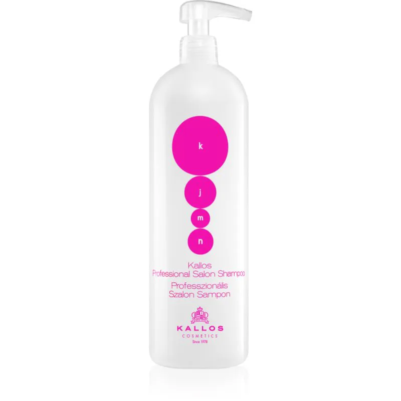 Kallos KJMN Professional Nourishing Shampoo θρεπτικό σαμπουάν για ξηρά και κατεστραμμένα μαλλιά 1000 ml