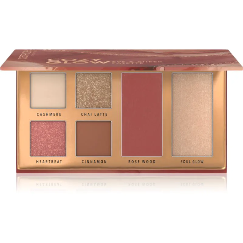 Catrice Cozy Glow Παλέτα Για πρόσωπο και μάτια 10 γρ